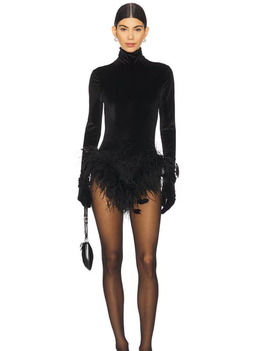 Miscreants Cleo Bodysuit Black UK 10 NWT